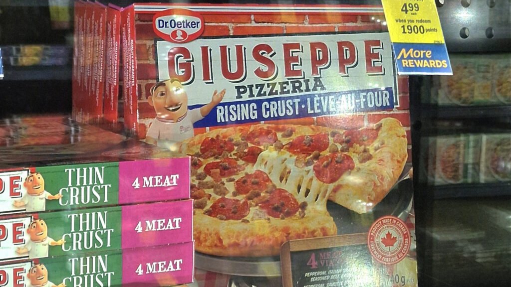 Pizza surgelata marca Giuseppe